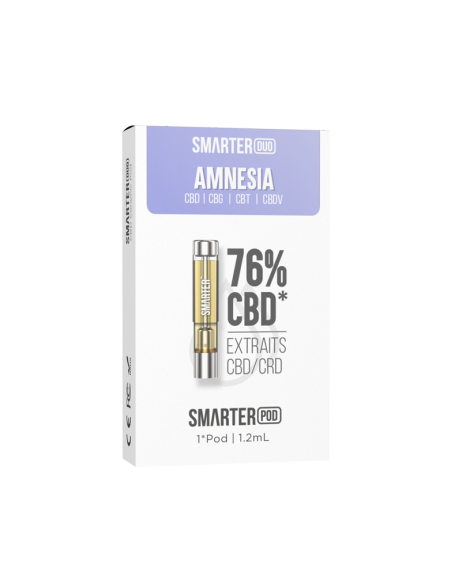 Amnesia Cartouche CBD Smarter Duo - Smarter